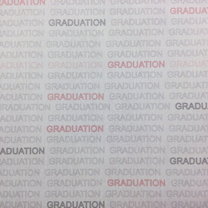 Custom GRADUATION Red Black 12&quot;X12&quot; Scrapbook Paper Scrapbooksrus