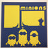 Page Frame MINIONS BLUE 2"x12" Scrapbook Overlays