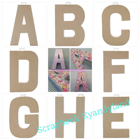 Darice Paper Mache Alphabet Letters A-G 5.5X8 – Scrapbooksrus