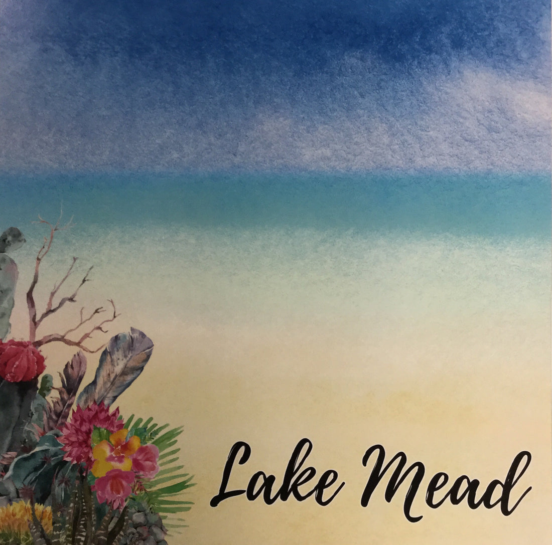 LAKE MEAD Getaway 12"X12" Travel Paper Scrapbooksrus