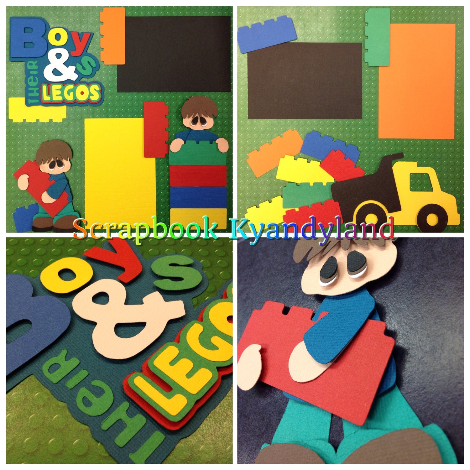 Scrapbook Kyandyland Lego Scrapbook Page