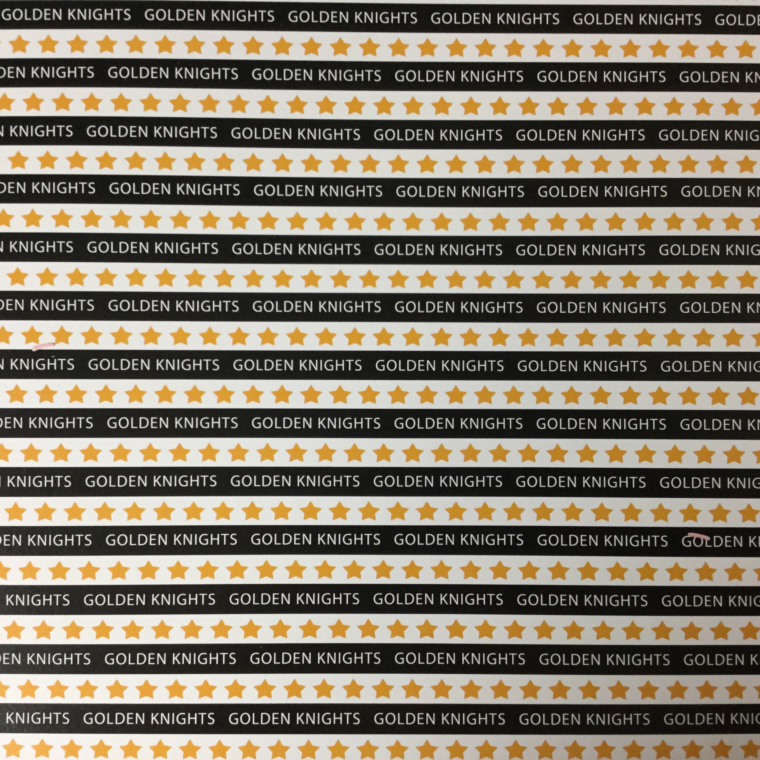 Golden Knights PRIDE HOCKEY KIT Yellow 12&quot;X12&quot; Scrapbook Paper 12 Sheets