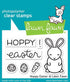 Lawn Fawn HOPPY EASTER Clear Stamps 3"X2" 7pc Scrapbooksrus