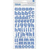 American Crafts Thickers JUNEBUG Clear Chunky Glitter Chipboard Alphabet - Scrapbook Kyandyland