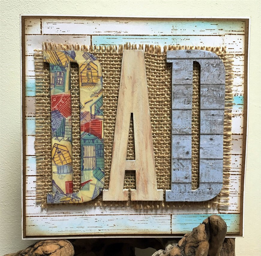Docrafts Papermania Adhesive Wooden Letters @Scrapbooksrus sample