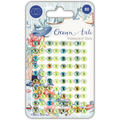 Craft Consortium Ocean Tale IRIDESCENT DOTS Scrapbookrus