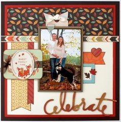 Carta Bella Fall Blessings 3X4 JOURNALING CARDS 12"x12" Paper