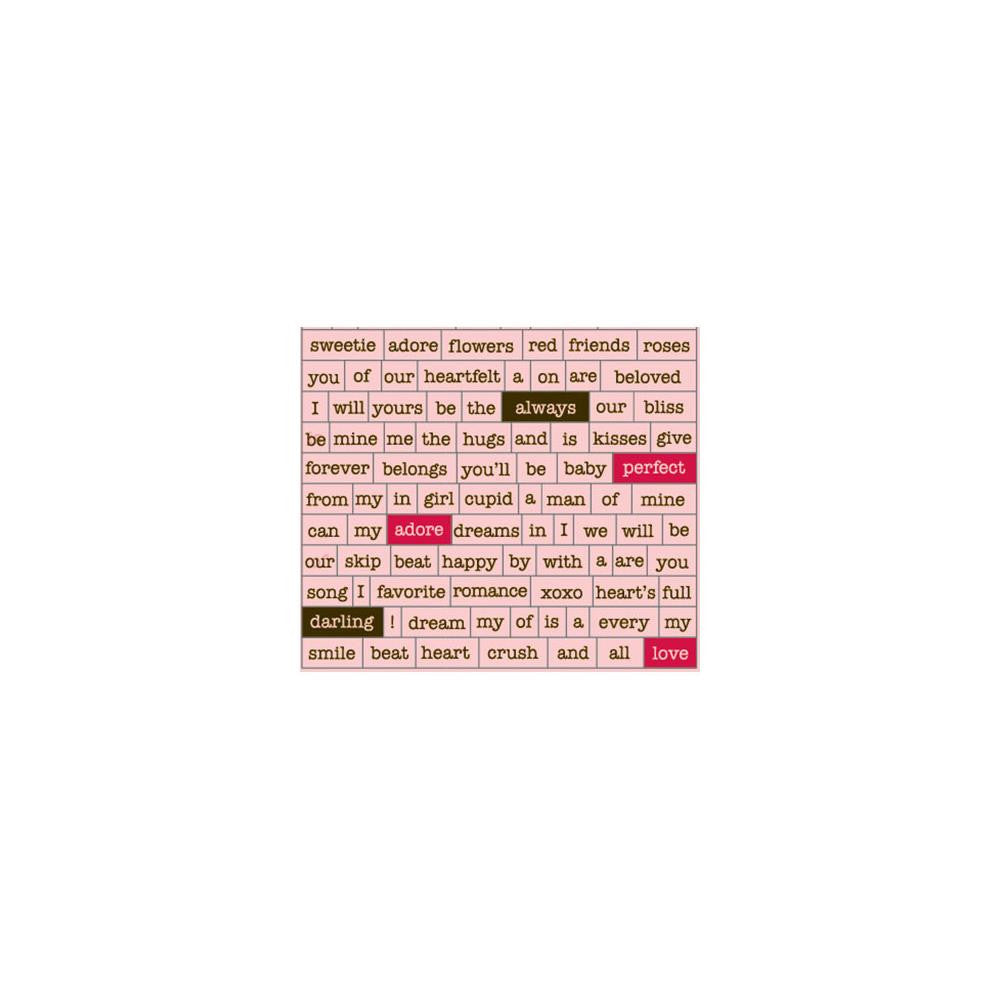 Authentique ADORE  Cardstock Stickers 3&quot;X4&quot; 87pc - Scrapbook Kyandyland