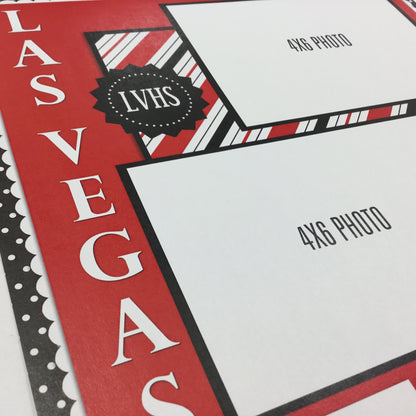 Quick Page Las Vegas High School 12&quot;X12&quot; Paper Scrapbook Customs Scrapbooksrus