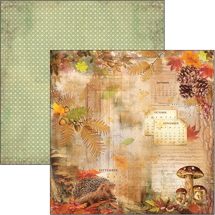 Ciao Bella THE SOUND OF AUTUMN Paper Pad 12 Sheets Scrapbooksrus