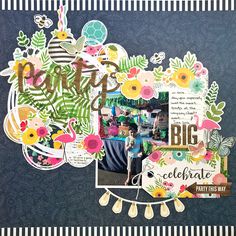 Jen Hadfield Patio Party JUST FOR YOU 12&quot;X12&quot; Scrapbook Paper