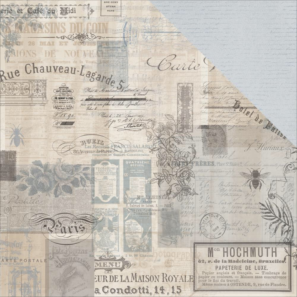 Kaisercraft Romantique R.S.V.P 12&quot;X12&quot; Scrapbook Sheet