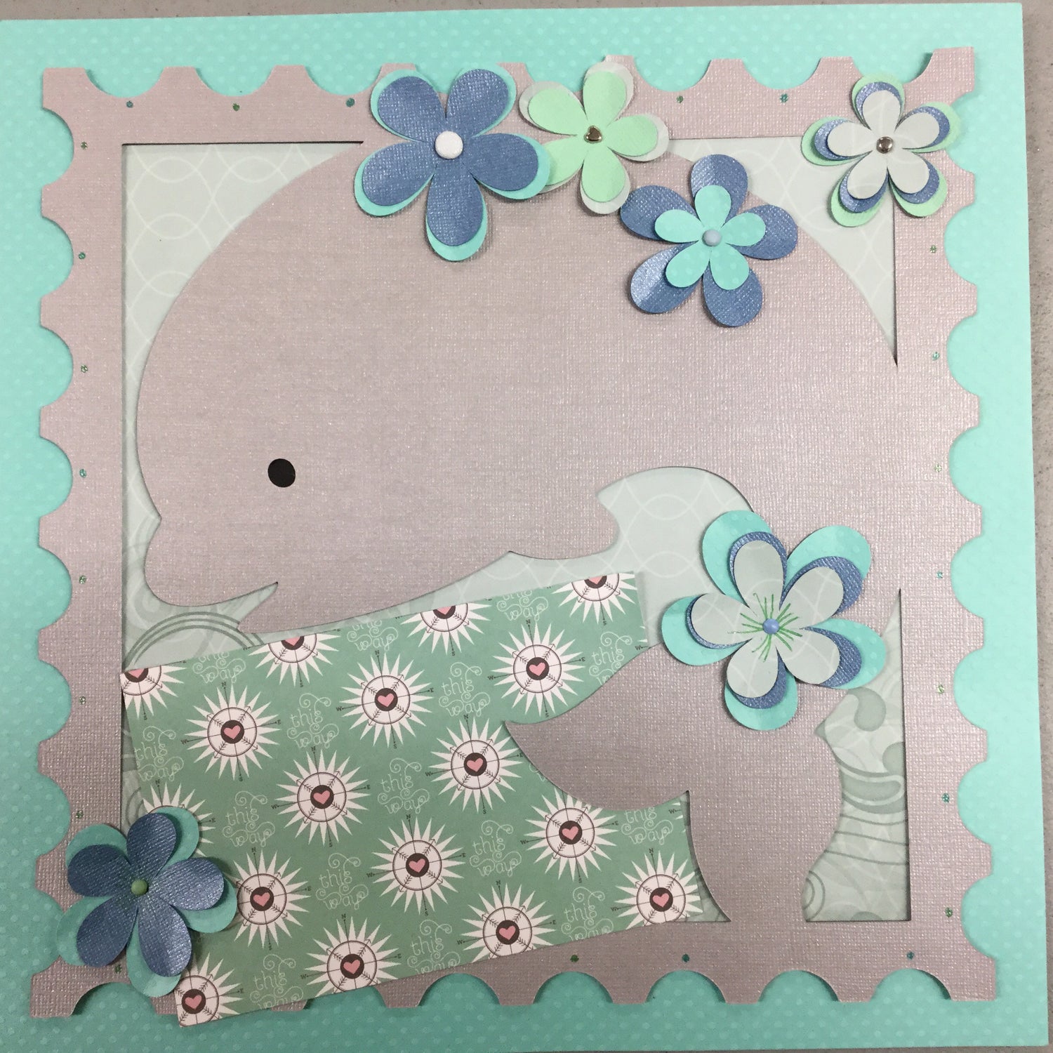 Page Kit 12x12 Scrapbook DOLPHIN Scrapbooksrus