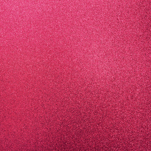Kaisercraft FLAMINGO GLITTER Cardstock 12"X12" Sheet