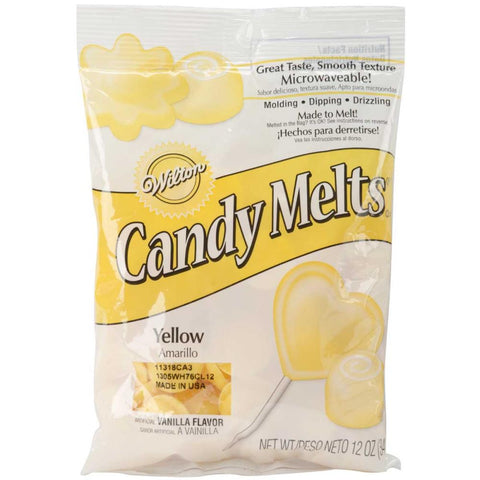 Wilton-Candy Melts Flavored 12oz-Bright White, Vanilla