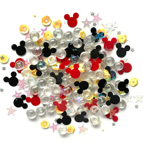 Buttons Galore & More MAGICAL Mickey Sparkletz Embellishments