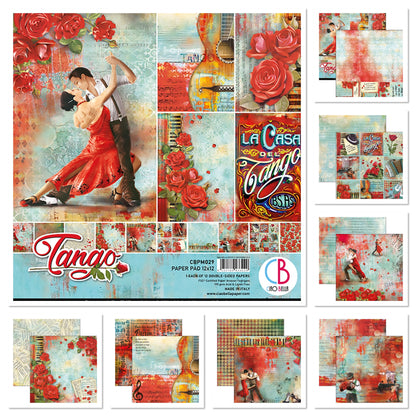 Ciao Bella TANGO Paper Pad 12 Sheets