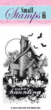 Small Stamps HAUNTED HOUSE Clear Acrylic Stamp 1pc