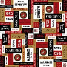 Scrapbook Customs MARINES 12&quot;X12&quot; Scrapbook Paper - Scrapbook Kyandyland