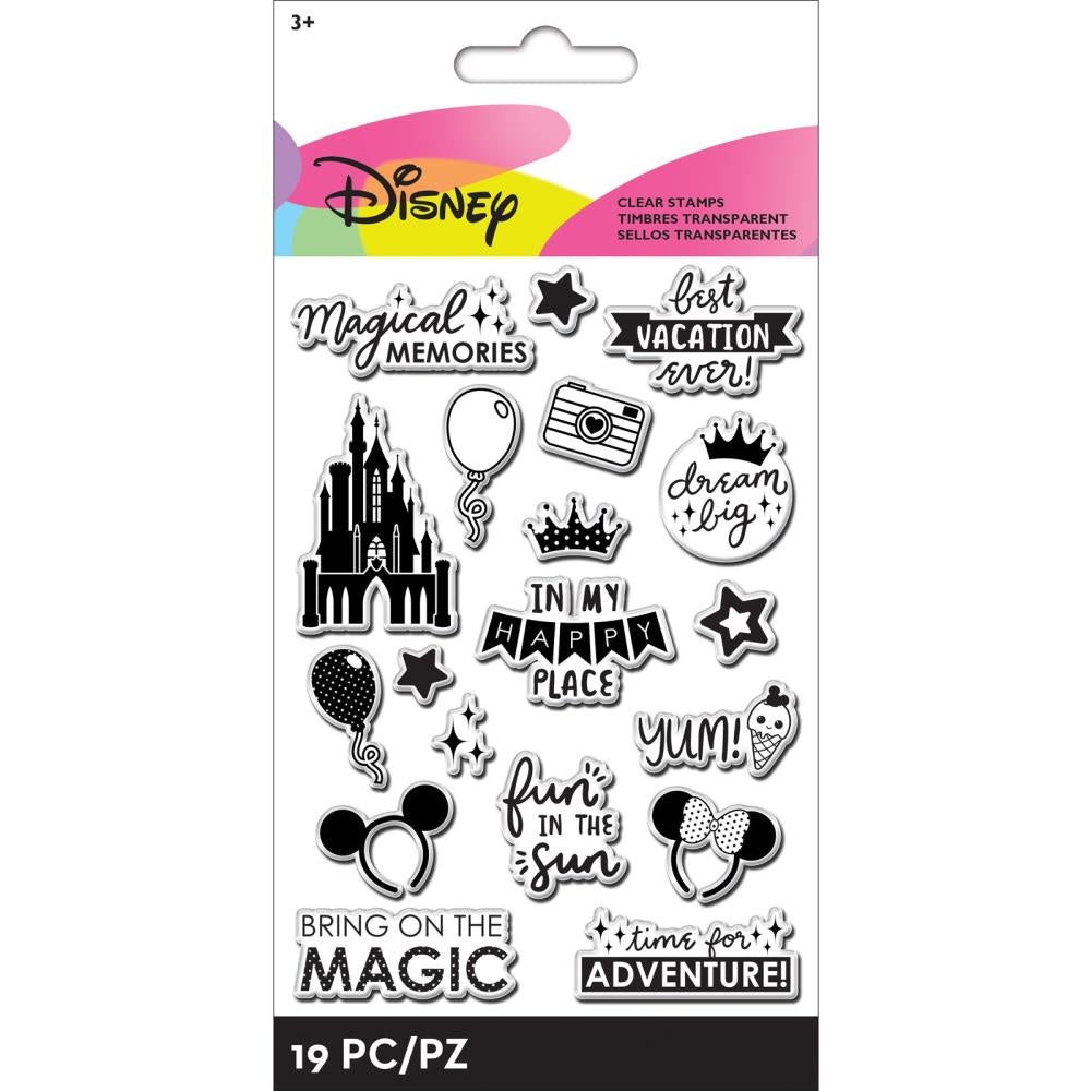 EK Success Disney WORDS Clear Acrylic Stamps