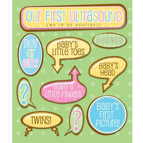 Life's Little Occasions ULTRASOUND 3D Stickers Scrapbooksrus