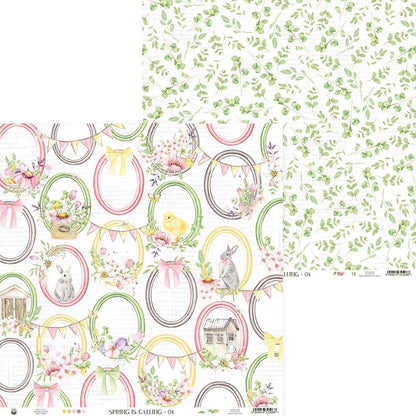 P13 SPRING IS CALLING 12&quot;X12&quot; Designer Paper Pack Pad Scrapbooksrus