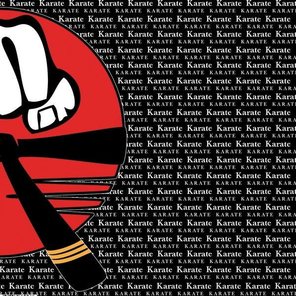 KARATE GO BIG LEFT 12"X12" Sports Cardstock Paper