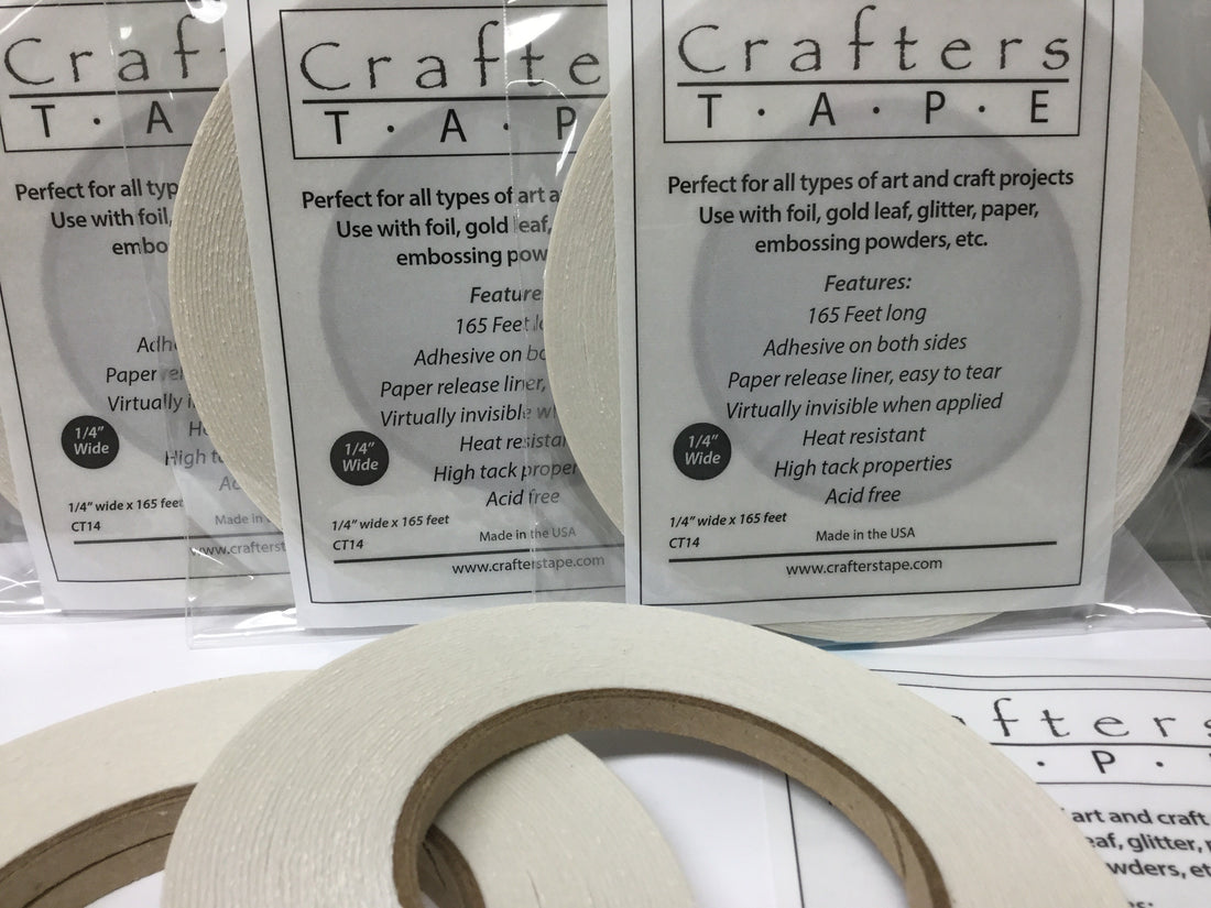Crafters Tape 1/4" Double Sided Adhesive Tape 165 ft Scrapbooksrus