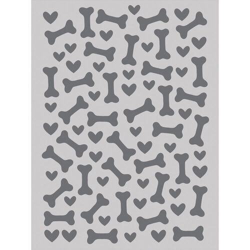 Simple Stories BONES Stencil 6"X 8"