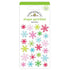 Doodlebug FESTIVE FLURRY Shape Sprinkles Stickers 24pc Scrapbooksrus