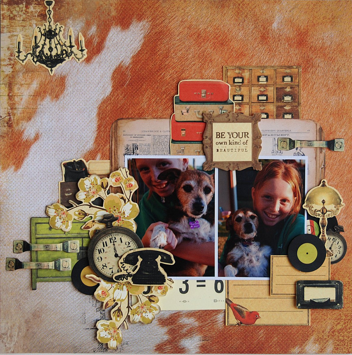 Kaisercraft IN THE ATTIC SUITCASE 12X12 Paper Scrapbooksrus