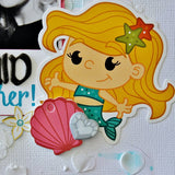 Imaginisce Parrrty Hearty MERMAID Stickers 65pc