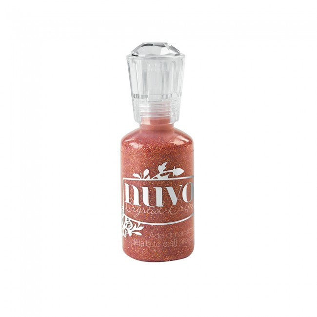 Nuvo Glitter Drops ORANGE SODA Glitter Glue 1oz