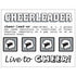 Cheer SRM Say It With Stickers CHEERLEADER Sticker 1pc - Scrapbook Kyandyland