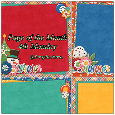 Page of the Month Scrapbook Class @Scrapbooksrus
