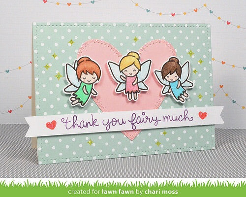 Scrapbooksrus LasVegas Lawn Fawn Cuts FAIRY FRIENDS Metal Custom Craft Die Sample