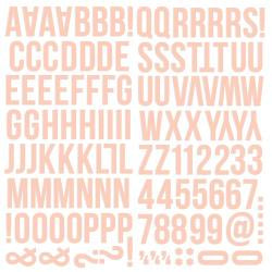 Simple Stories COLORVIBE BLUSH Foam Alpha Letter Stickers Scrapbooksrus