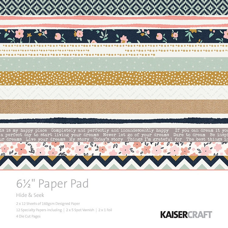 Kaisercraft Hide &amp; Seek Paper Pad 6.5&quot;