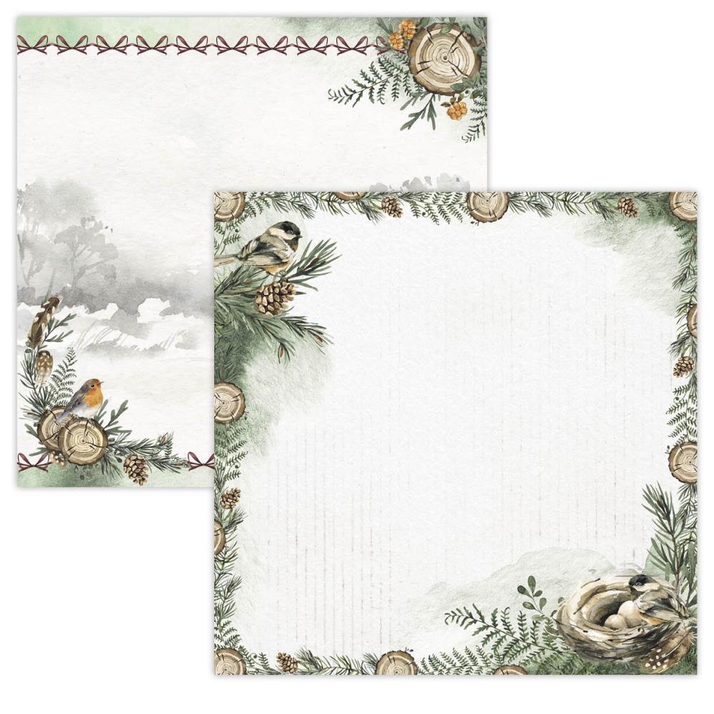 Studio Light Essentials WINTER GARDEN 12”x12” Scrap Scrapbook Paper