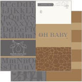 Ruby Rock It EMPIRE BABE Essence 12X12 Baby Paper