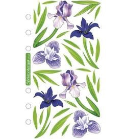 Sticko Photo Safe VELLUM IRISES Vellum Stickers 30 pc. Scrapbooksrus