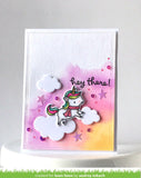 Lawn Fawn WINTER UNICORN Clear Stamps 7 pc