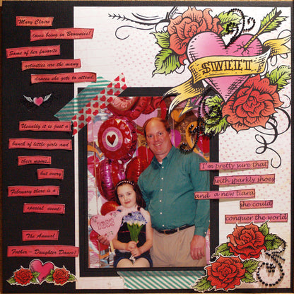 Moxxie XOXO Valentine Collection 12x12 Scrapbook Paper - Scrapbook Kyandyland