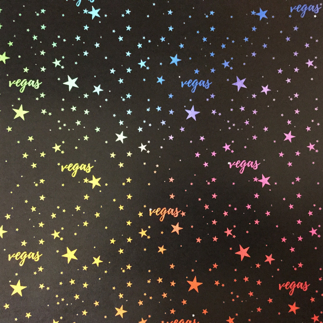 VEGAS LIGHTS Neon 12"X12" Travel Paper Scrapbooksrus