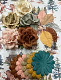 Sweet Roses 4” Leaves and Daisies IN THE FOREST  15pc
