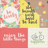 Kaisercraft Finders Keepers MEDLEY 12"X12" Scrapbook Sheet