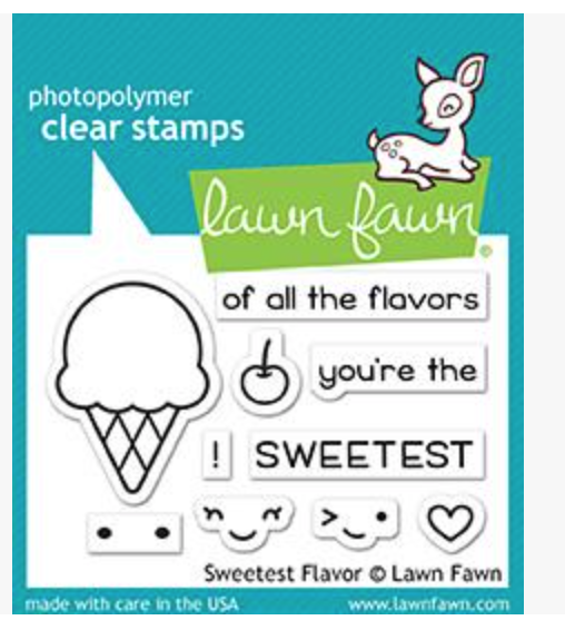 Lawn Fawn Sweetest Flavor Stamp @scrapbooksrus