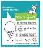 Lawn Fawn Sweetest Flavor Stamp @scrapbooksrus