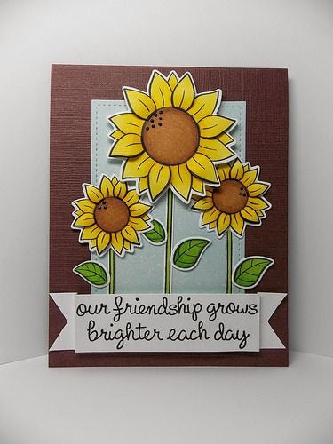 Lawn Fawn OUR FRIENDSHIP GROWS Clear Stamps 19 pc Scrapbooksrus