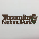 Yosemite National Park Laser Die Cut 3pc Scrapbooksrus